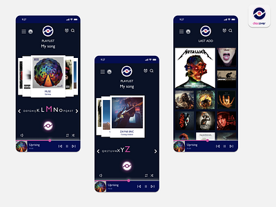 Music discovery app - Discover app creativity design figmaappdesigner figmadesign graphic designer icon mobileapp mobileapplication music player ui ui uidesign userexperience userexperiencedesign userinterface ux uxdesign webdesign