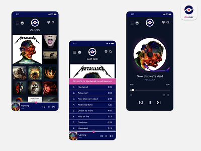 Music discovery app - version 2021 application brand creativity figma figmaappdesign figmadesign graphicdesign graphicdesigner mobileapp mobileapplication music player ui ui uidesign userexperience userexperiencedesign userinterface userinterfacedesign ux