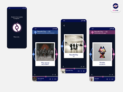 Music discovery app - version 2021 application brand design creativity figma figmaappdesign figmadesign graphicdesgn graphicdesigner mobileapp mobileapplication music ui uidesign userexperience userexperiencedesign userinterface userinterfacedesign ux ux design