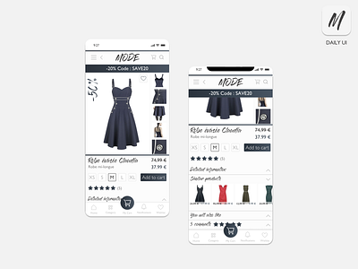 Daily UI - E-Commerce Shop (Single Item) creativity figmaappdesign figmadesign graphicdesigner mobileapp mobileapplication uidesign userexperience userexperiencedesign userinterface