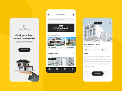 Real estate mobile app design design illustration mobileapp mobileappdesign mobileappuidesign mobileappuxdesign ui uidesign uiux uiuxdesign ux uxdesign weapp webappdesign webdesign website websitedesign