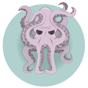 Octopus illustrator octopus