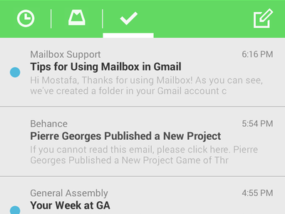 Androidifing Mailbox android androidify app design holo holoify mailbox ui