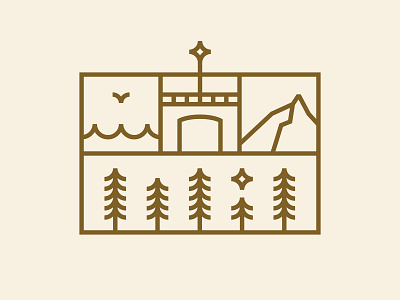 The Neighborhood branding design icon identity illustration logo vector