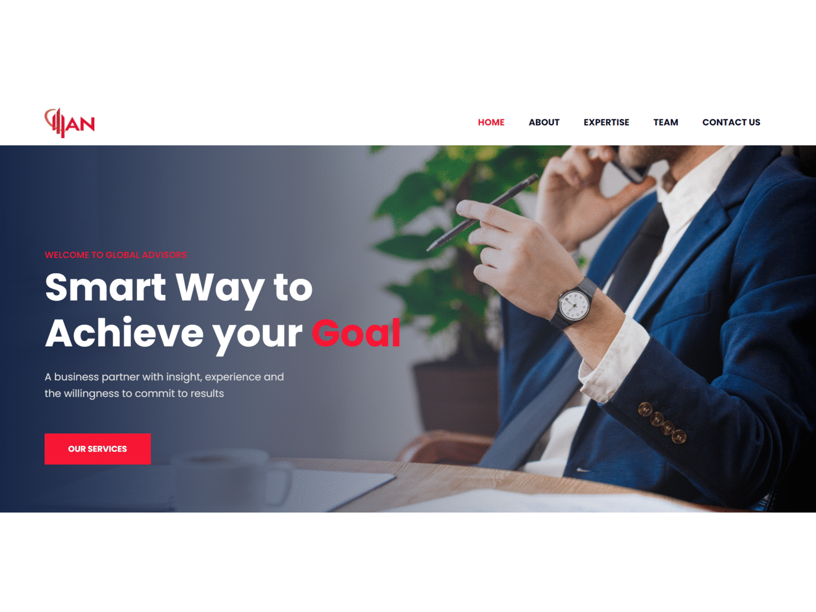 Financial Advisors | Web Design | Bootstrap bootstrap 4 branding corporate design corporate website corporate website design design landing page landing page design landingpage ui ux uidesign uiux ux website design website design and development website designer website designing