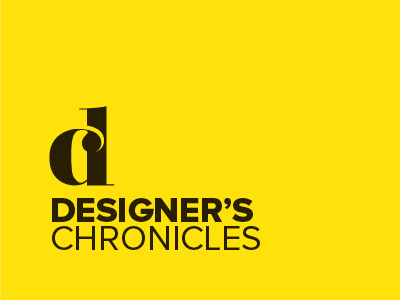 Designer's Chronicles chronicles design designer logo logo design monogram monogram logo