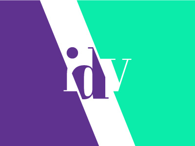 IDV variant colors lettermark logo logo design monogram vibrant