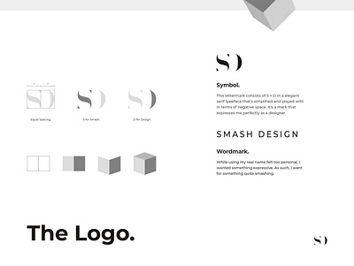Smash Design - Self Branding art direction brand identity branding design icon lettermark logo logo design monogram negative space self branding typography visual identity
