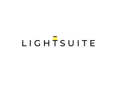 Lightsuite Logo branding bulb design icon lamp light logo logo design typography vector