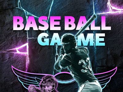 Baseball poster design