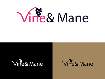 Vine & Mane Logo design