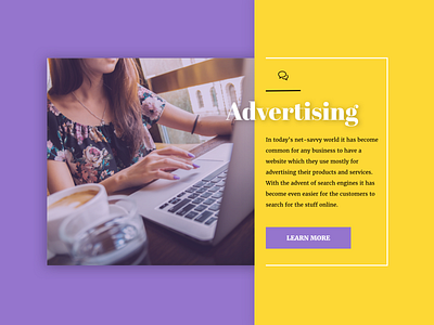 Article article colors deep design flat purple ui web yellow