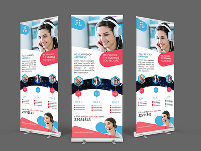 Corporate Roll up Banner Design