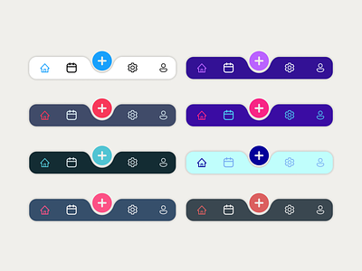 Menu redesign app colors ios menu mobile pastel ui ux