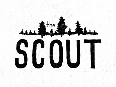 The Scout Label Light beard hand drawn lettering scout typography