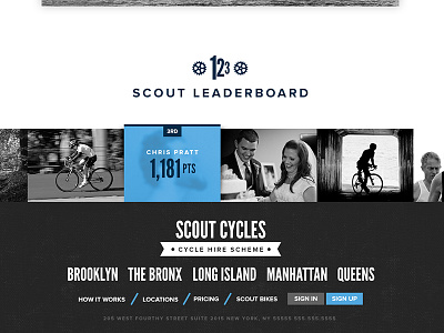 Scout Cycles 4 cycles cycling design ui user interface web design