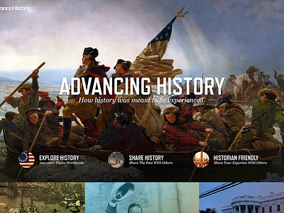 Advance History history web design