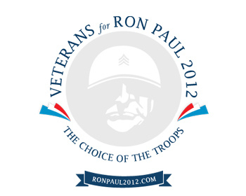 Veterans for Ron Paul 2012 logo ron paul