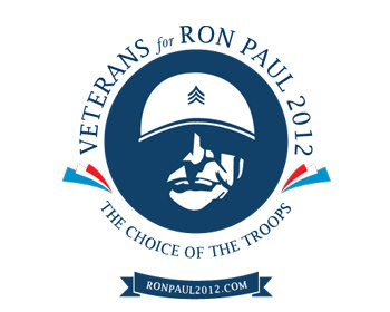 Veterans for Ron Paul 2012 take 3 logo ron paul
