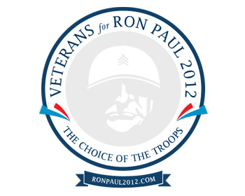 Veterans for Ron Paul 2012 take 4 logo ron paul