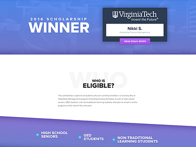 Scholarship Page