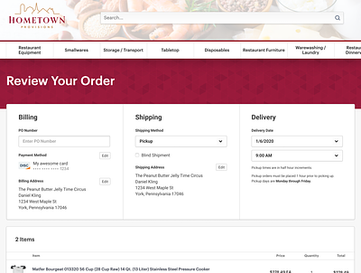 Review Your Order UI ui user interface ux