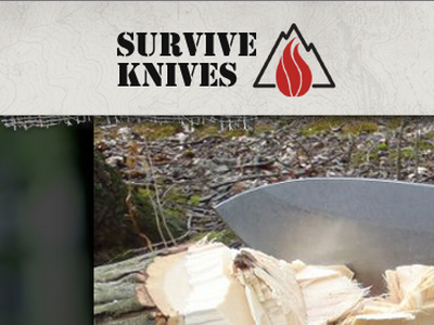 SURVIVE! Knives design web