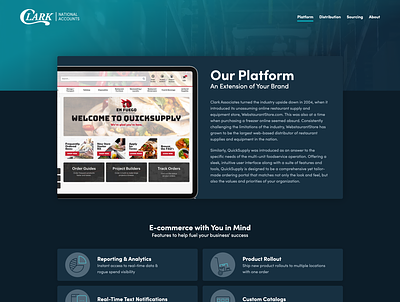 CNA Platform Update ui design user interface ux web design website