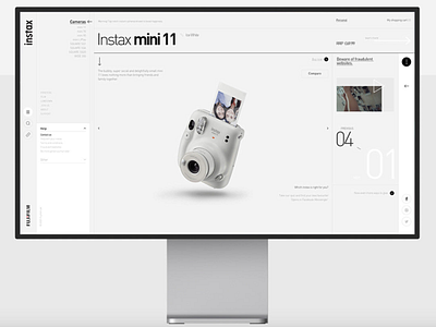 Instax Web Redesign