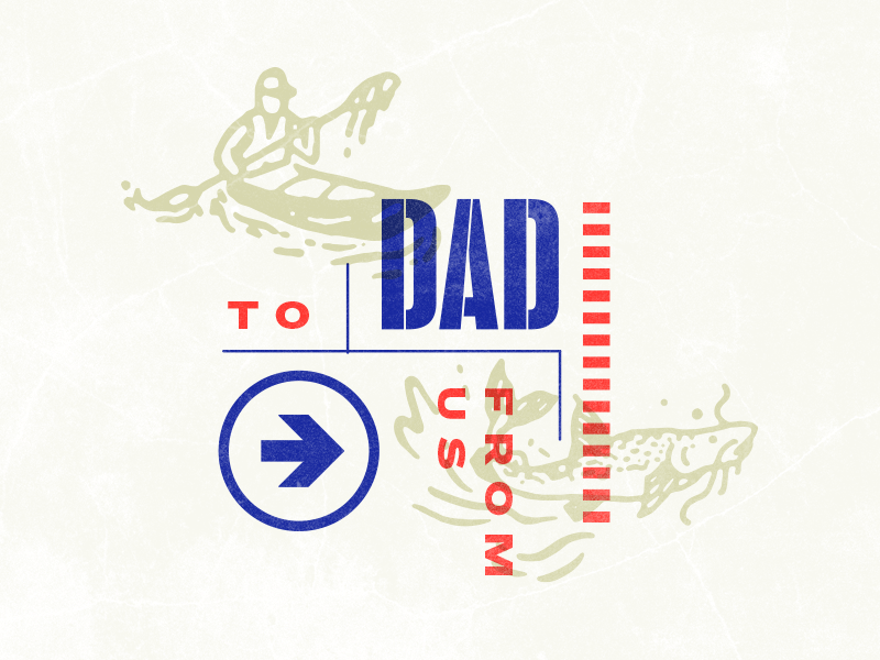 Destination Dad baseball dad design fathersday fishing houston kayak layout sports texas tx typography