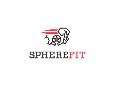 Spherefit Onlyjones elephant exercise houston icon logo soccer sports texas work out