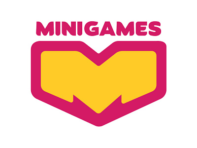 MiniGames Logo branding games letter logo logotype m mini coat of arms typography