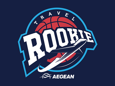 Travel Rookie by Aegean airplane aviation ball basket basketball flight nba plane sports travel