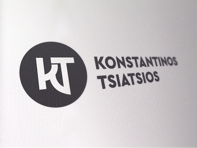 Konstantinos Tsatsios chef cook custom food kitchen knife kt logo masterschef negative space typography