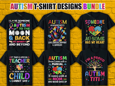 Best Autism T Shirt Design Bundle