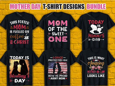 MOTHER'S DAY T SHIRT DESIGN BUNDLE