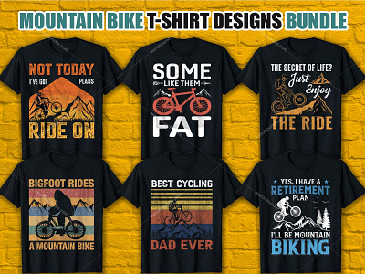 MOUNTAIN T SHIRT DESIGN BUNDLE 3d adventure shirts branding graphic design logo