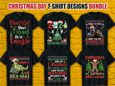 CHRISTMAS T SHIRT DESIGN BUNDLE 3d animation branding christmas shirts graphic design logo