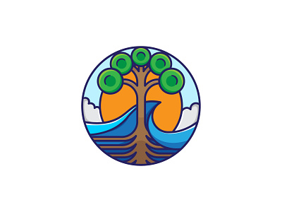 Mangrove branding design graphic design icon illustration logo mangrove mangroves poster typography vector