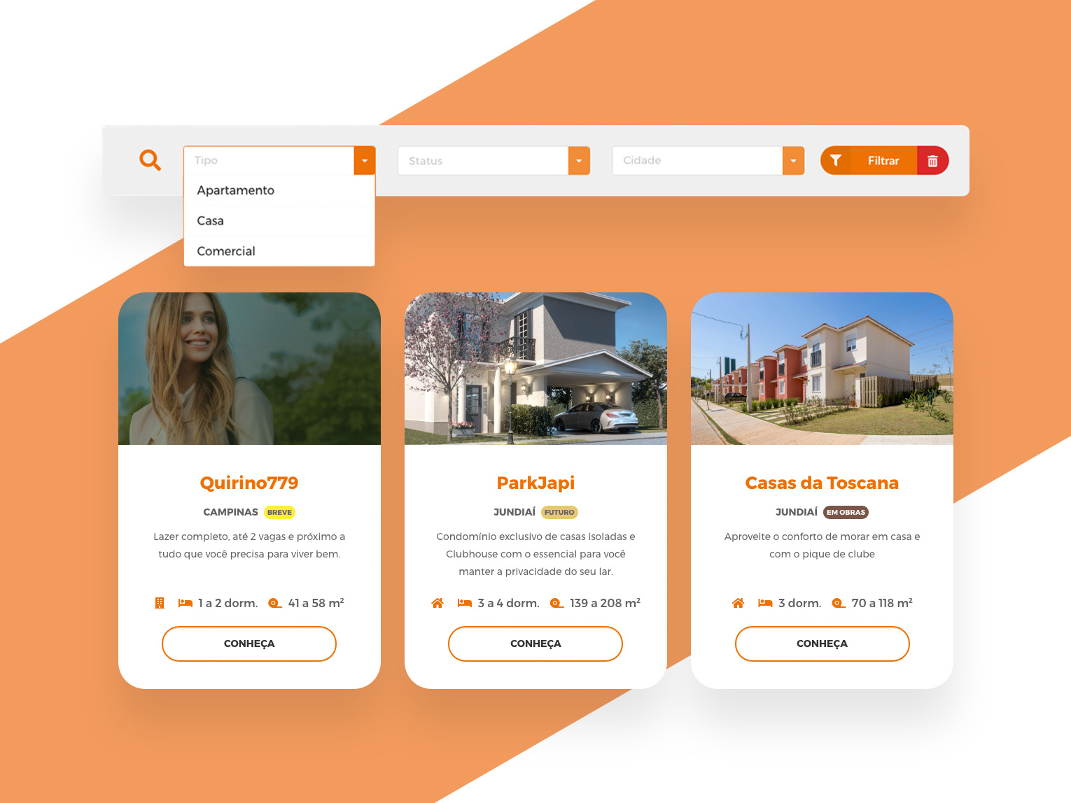 Real Estate Buildings Filter for GrupoLar by Alexandre Tempel on Dribbble