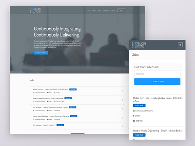Continuous Solutions Website Homepage