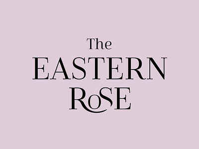 The Eastern Rose branding graphic design identitydesign logo design vector