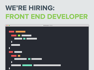 Front End Developer front end developer hiring