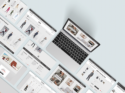 Ecommerce-Web Design branding graphic design ui