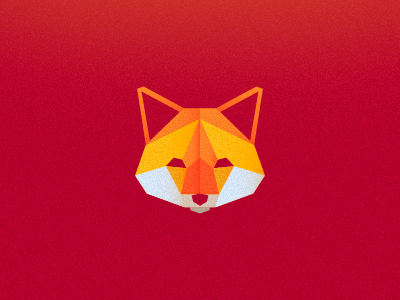 Fox animals fox polygons