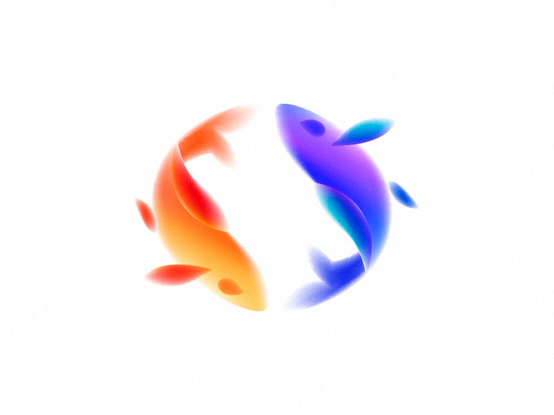 2fishes2 by Ilya Shapko on Dribbble