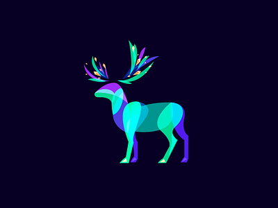 Magic Reindeer color darkside deer magic overlay