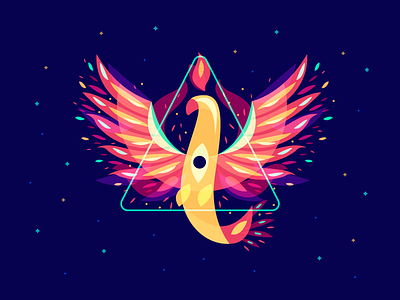 Mythical Phoenix enigmatic mysticism overlay phoenix