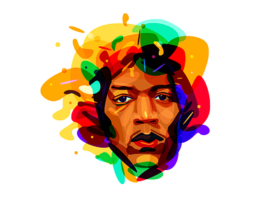 Psychedelic Hendrix color hendrix jimi overlay psychedelia