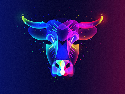 Fantasy Bull bull color fantasy light spirit